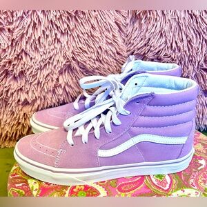 Vans Kids Sneakers in Lavender and White